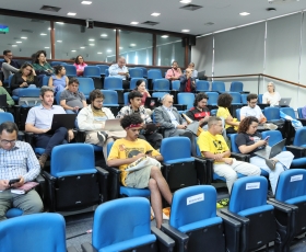 Apresentação dos resultados do Grupo de Trabalho sobre o Restaurante Universitário, com DAF, DPO e RU. 25/11/2025. Foto: Beto Monteiro/Ascom UnB